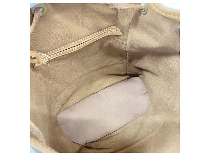 Zaino Louis Vuitton Monogram Montsouris MM Marrone - vista 4