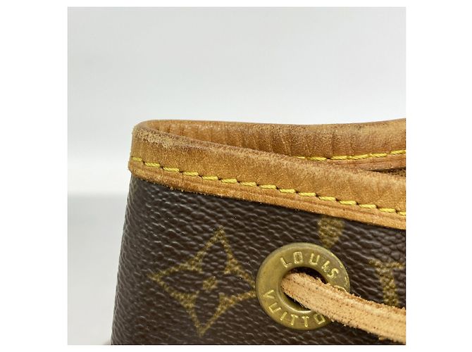 Zaino Louis Vuitton Monogram Montsouris MM Marrone - vista 7