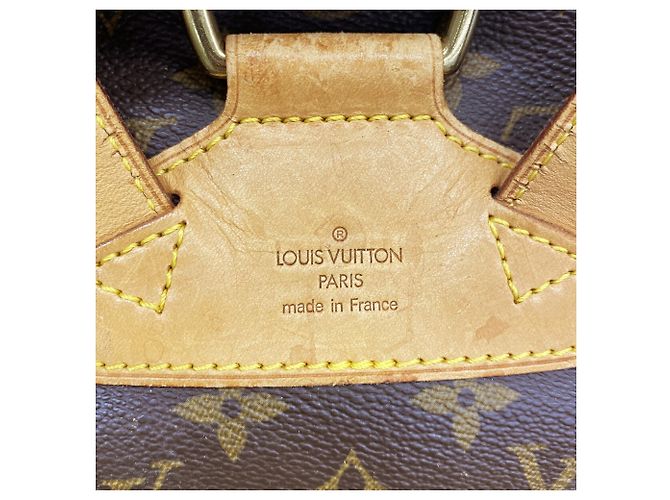 Zaino Louis Vuitton Monogram Montsouris MM Marrone - vista 5
