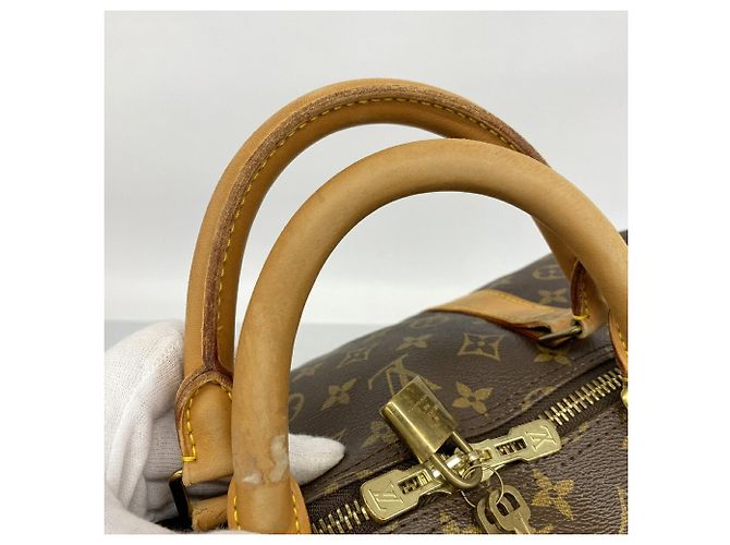 Borsa Boston Louis Vuitton - Keepall Bandoulière 60 Marrone - vista 10