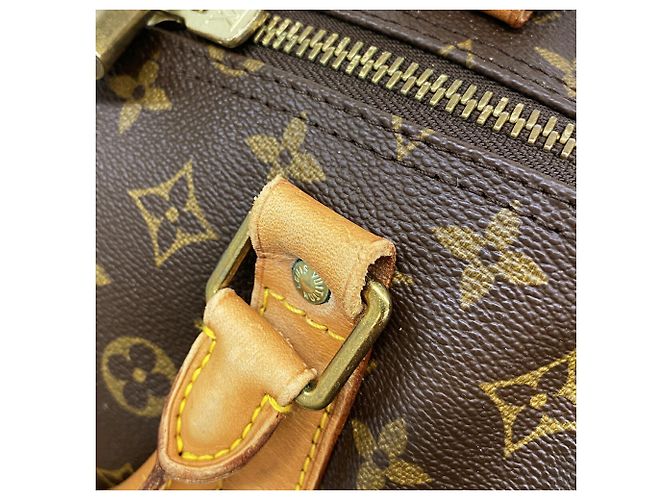 Borsa Boston Louis Vuitton - Keepall Bandoulière 60 Marrone - vista 12