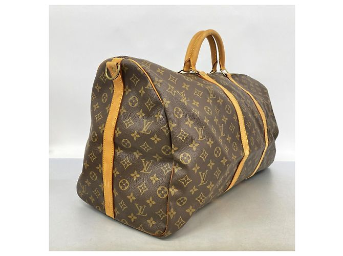 Borsa Boston Louis Vuitton - Keepall Bandoulière 60 Marrone - vista 2