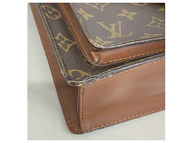 Borsa Louis Vuitton Monogram Monceau 26 Marrone - vista 6