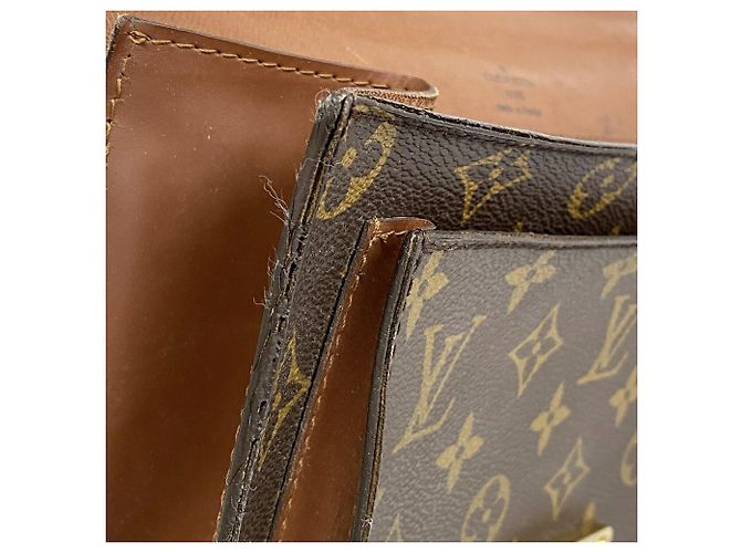 Borsa Louis Vuitton Monogram Monceau 26 Marrone - vista 8