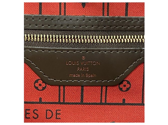 Borsa Tote Louis Vuitton Damier Neverfull MM Damier ebene - vista 5
