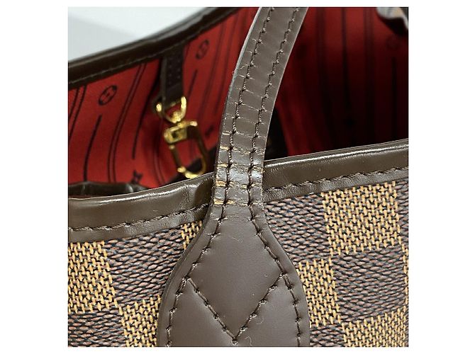 Borsa Tote Louis Vuitton Damier Neverfull MM Damier ebene - vista 8