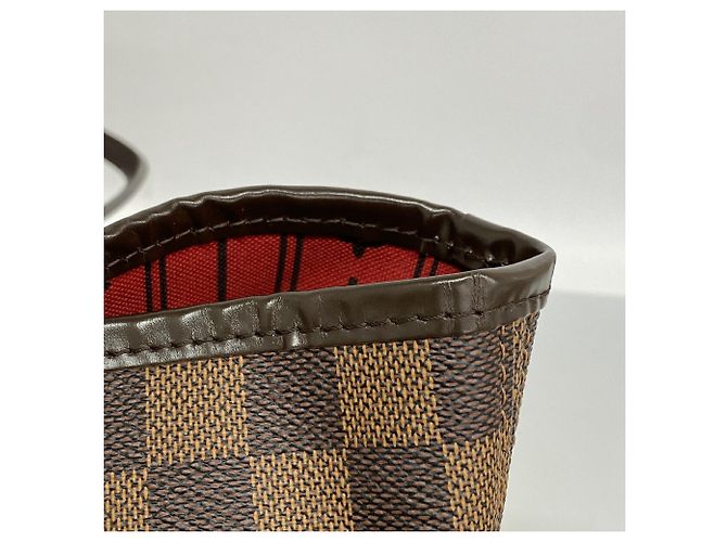 Borsa Tote Louis Vuitton Damier Neverfull MM Damier ebene - vista 9