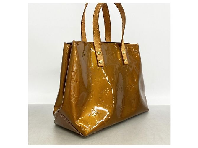 Borsa Tote Louis Vuitton Vernis Lead PM Bronzo - vista 2