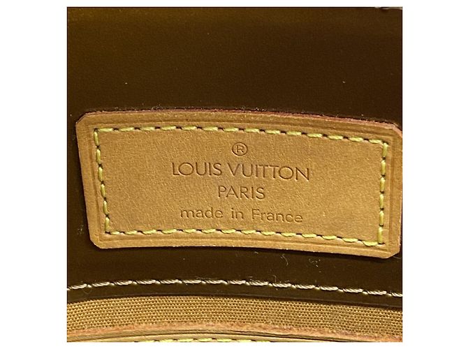 Borsa Tote Louis Vuitton Vernis Lead PM Bronzo - vista 5