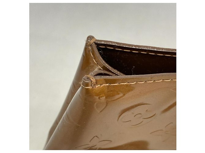 Borsa Tote Louis Vuitton Vernis Lead PM Bronzo - vista 8