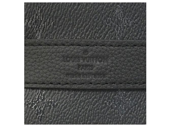 Borsa Louis Vuitton Keepall Bandoulière 25 Monogram Midnight Nero - vista 5