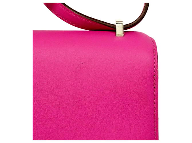 Hermès Borsa a tracolla Hermes Constance Mini Verso Arancione - vista 10