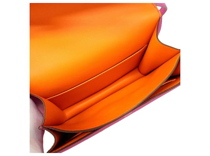 Hermès Borsa a tracolla Hermes Constance Mini Verso Arancione - vista 4