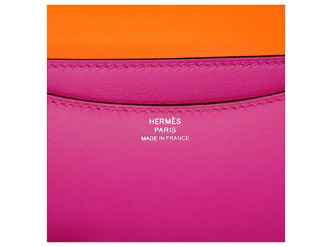 Hermès Borsa a tracolla Hermes Constance Mini Verso Arancione - vista 5