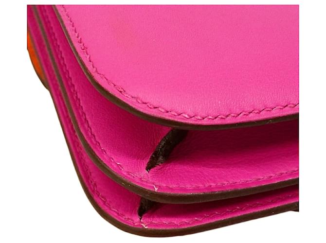 Hermès Borsa a tracolla Hermes Constance Mini Verso Arancione - vista 6