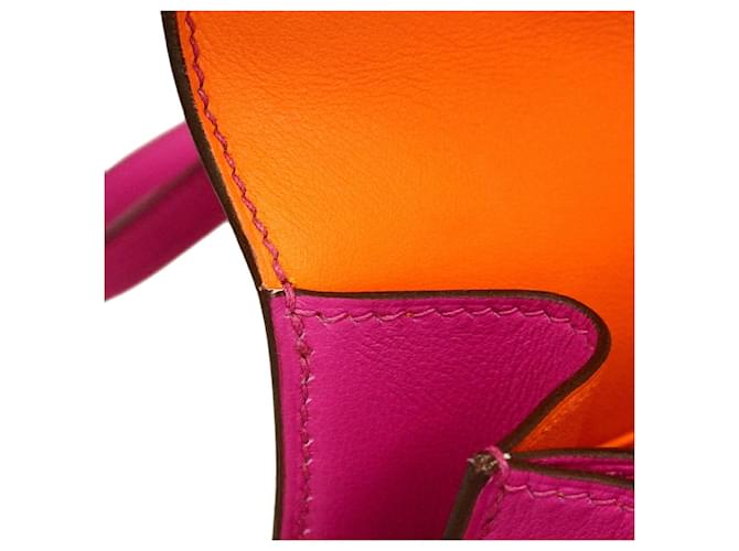 Hermès Borsa a tracolla Hermes Constance Mini Verso Arancione - vista 7