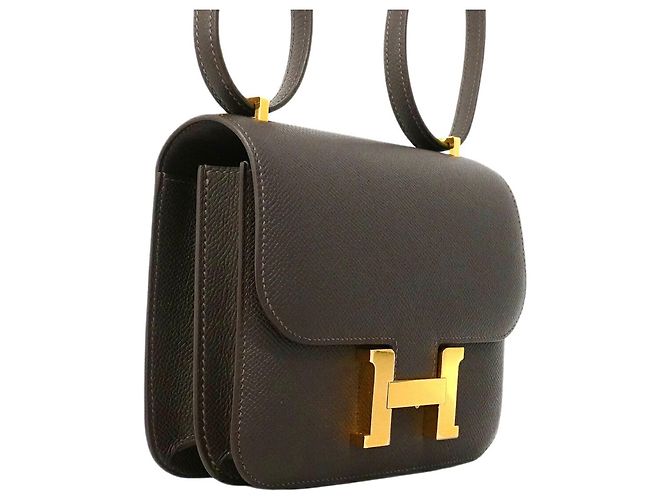 Hermès Bolsa de Ombro Hermes Constance Mini Marrom - vista 2