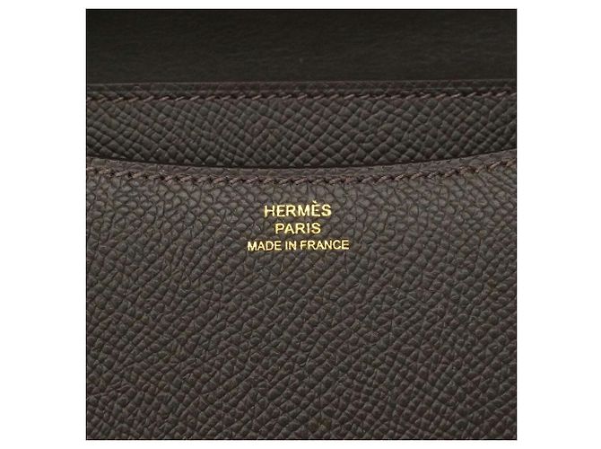 Hermès Bolsa de Ombro Hermes Constance Mini Marrom - vista 5