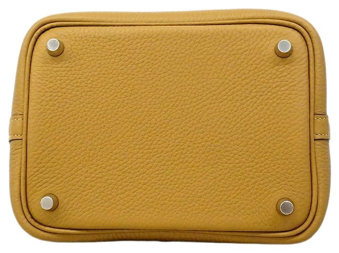 Hermès Bolsa Hermes Picotin Lock PM Marrom - vista 3