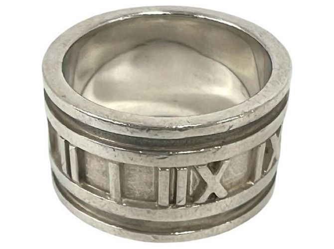 Tiffany & Co Anello Largo Tiffany Vintage Atlas Argento - vista 6