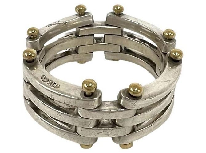 Tiffany & Co Tiffany Vintage Gate Ring Silber Golden - Ansicht 5
