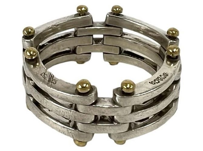 Tiffany & Co Tiffany Vintage Gate Ring Silber Golden - Ansicht 6