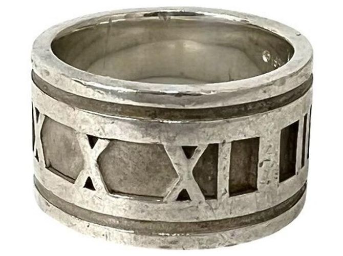 Tiffany & Co Anello Largo Tiffany Vintage Atlas Argento - vista 4