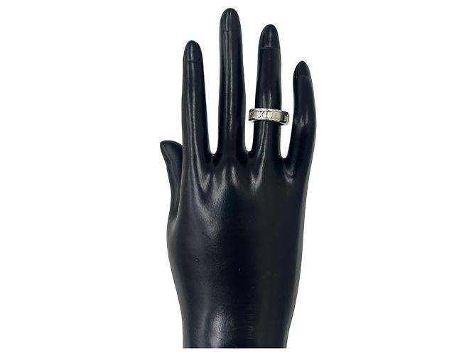 Tiffany & Co Tiffany Vintage Atlas Wide Band Ring Silber - Ansicht 2