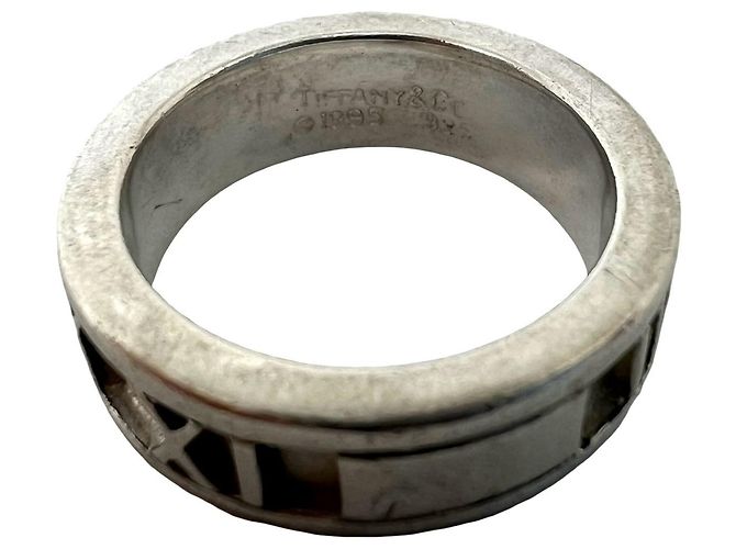 Tiffany & Co Tiffany Vintage Atlas Wide Band Ring Silber - Ansicht 3