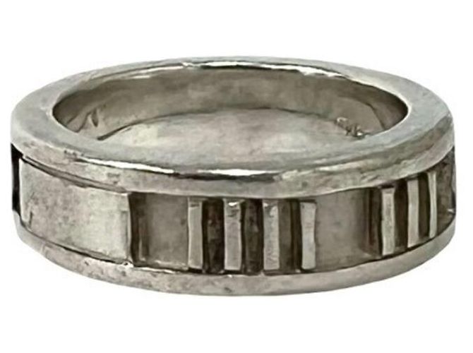 Tiffany & Co Tiffany Vintage Atlas Wide Band Ring Silber - Ansicht 5