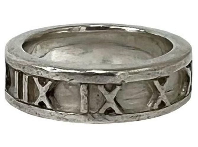 Tiffany & Co Tiffany Vintage Atlas Wide Band Ring Silber - Ansicht 6