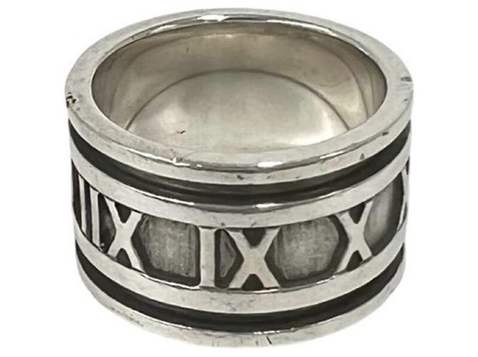 Tiffany & Co Anello largo Tiffany Vintage Atlas Argento - vista 5