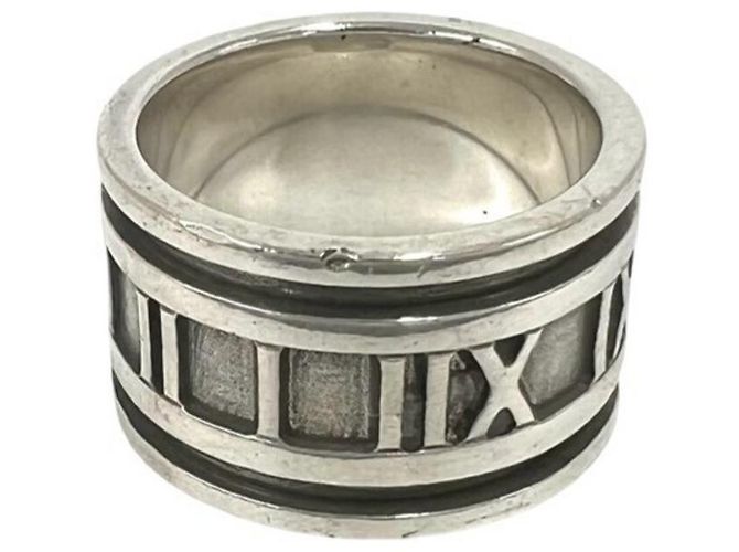 Tiffany & Co Anello largo Tiffany Vintage Atlas Argento - vista 6