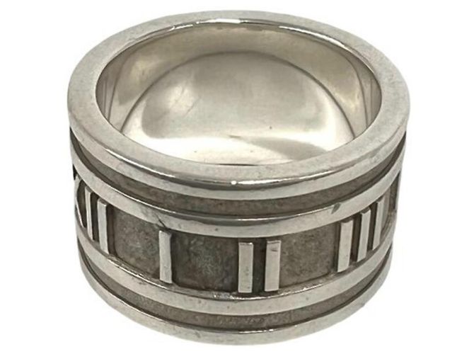 Tiffany & Co Anello largo Tiffany Vintage Atlas Argento - vista 6