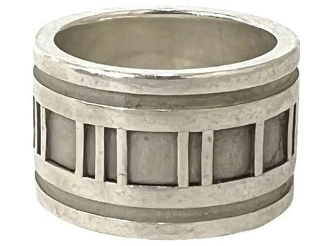 Tiffany & Co Tiffany Vintage Atlas Wide Band Ring Silber - Ansicht 4