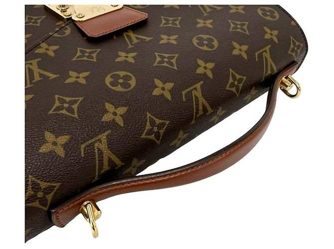 Louis Vuitton Vintage Monceau Monogram Handtasche Braun - Ansicht 4