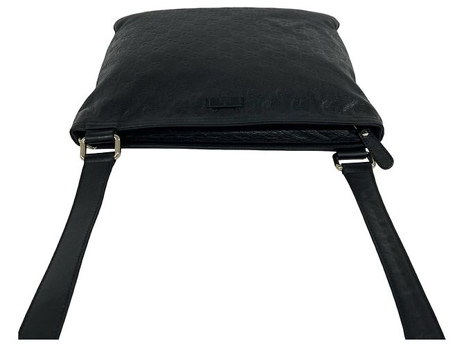 Borsa a tracolla Gucci in pelle nera Nero - vista 4