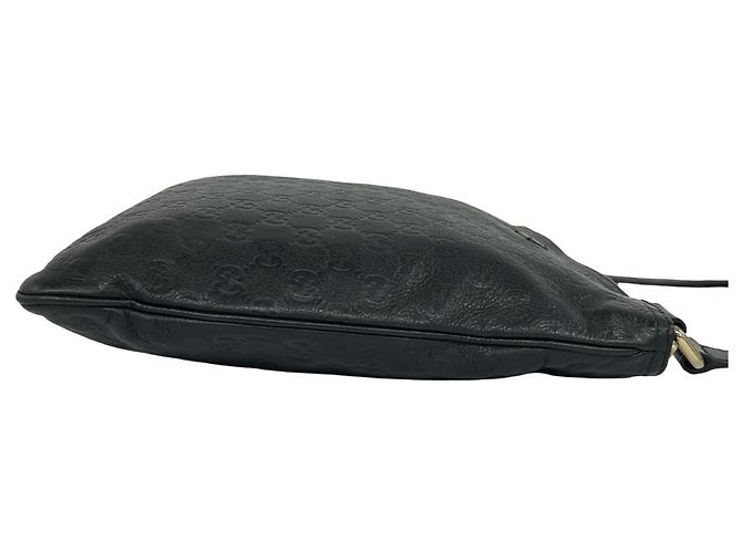 Borsa a tracolla Gucci in pelle nera Nero - vista 6