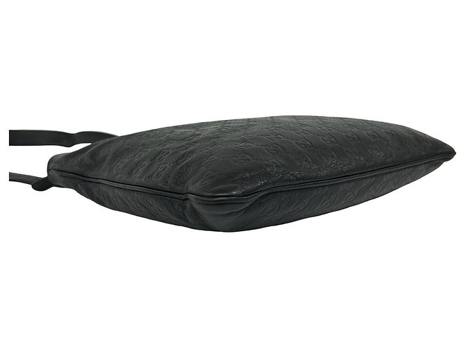 Borsa a tracolla Gucci in pelle nera Nero - vista 7