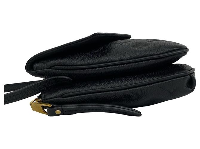 Borsa a tracolla Louis Vuitton Twice Monogram Empreinte Leather Nero - vista 5