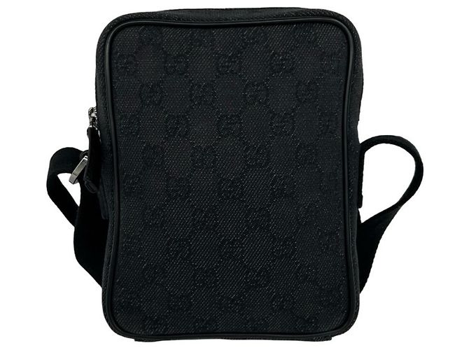 Borsa a tracolla mini Gucci GG Pattern Nero - vista 3
