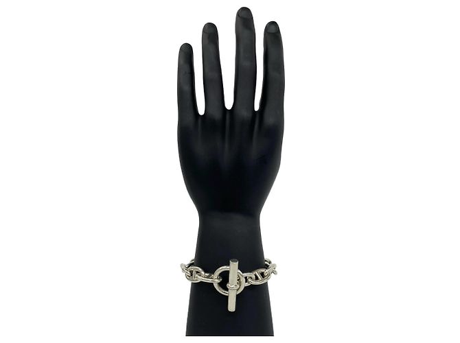 Hermès Bracciale Hermes Chaine d'Ancre GM Argento - vista 2