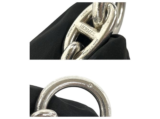 Hermès Bracciale Hermes Chaine d'Ancre GM Argento - vista 3