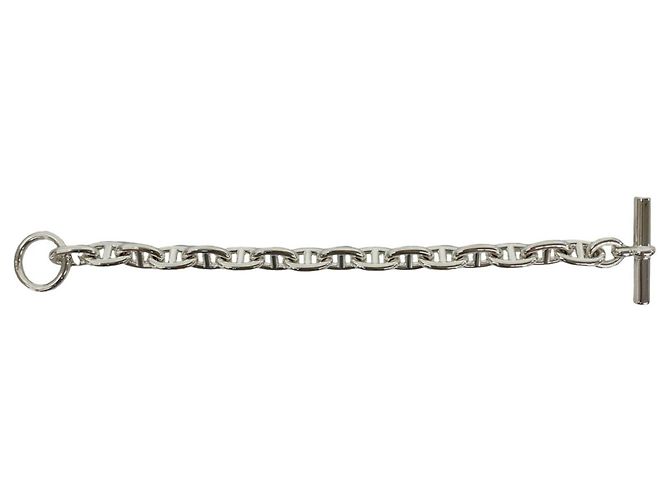 Hermès Pulsera Hermes Chaine d'Ancre MM Charm Plata - vista 6