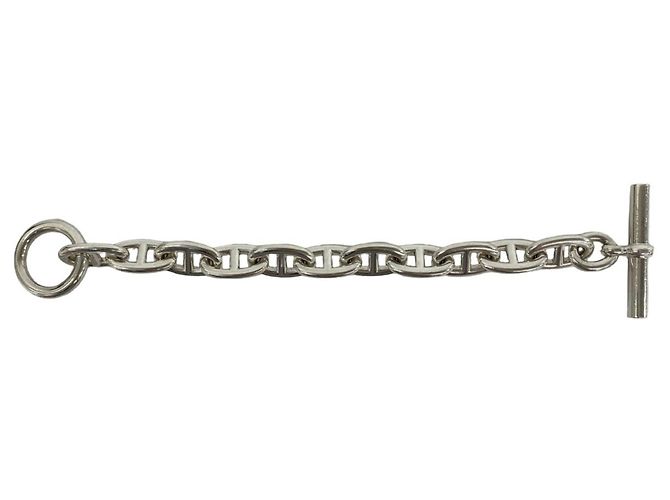 Hermès Bracciale con Charms Hermes Chaine d'Ancre TGM 11-Link Argento - vista 5