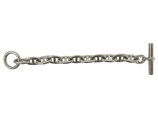 Hermès Bracciale con Charms Hermes Chaine d'Ancre TGM 11-Link Argento - vista 6