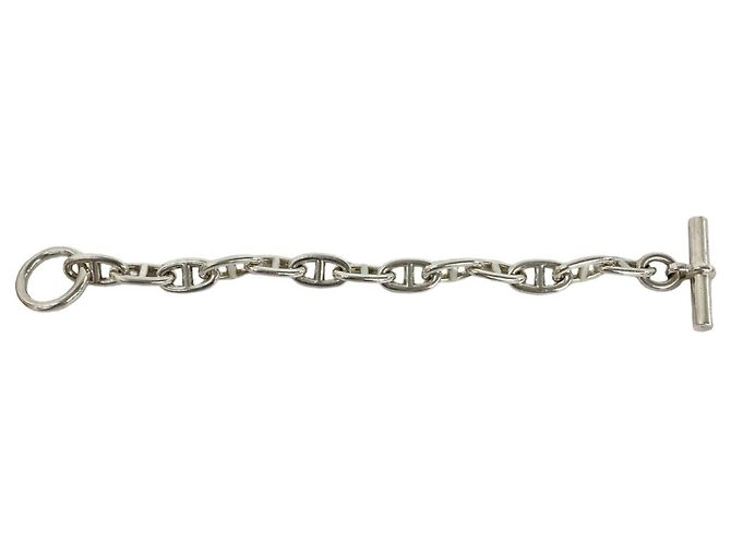 Hermès Bracciale Hermes Chaine d'Ancre GM Charm Argento - vista 5
