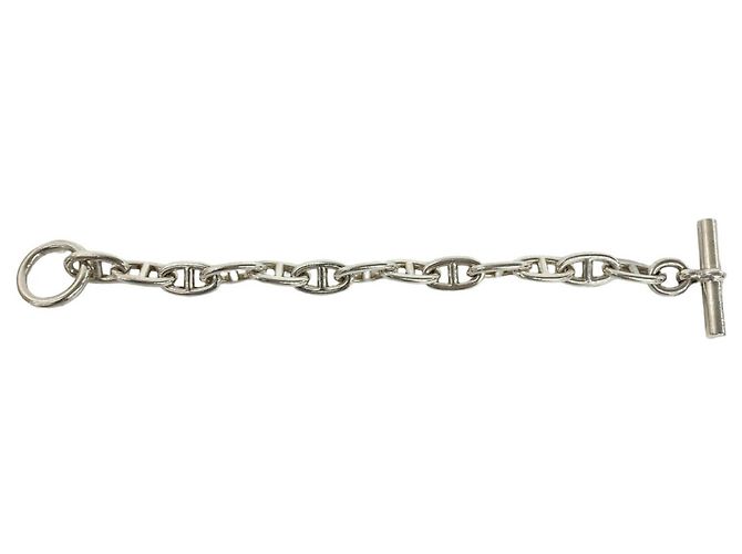 Hermès Bracciale Hermes Chaine d'Ancre GM Charm Argento - vista 6