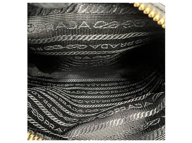 Mini borsa tote Prada in pelle Saffiano Nero - vista 10