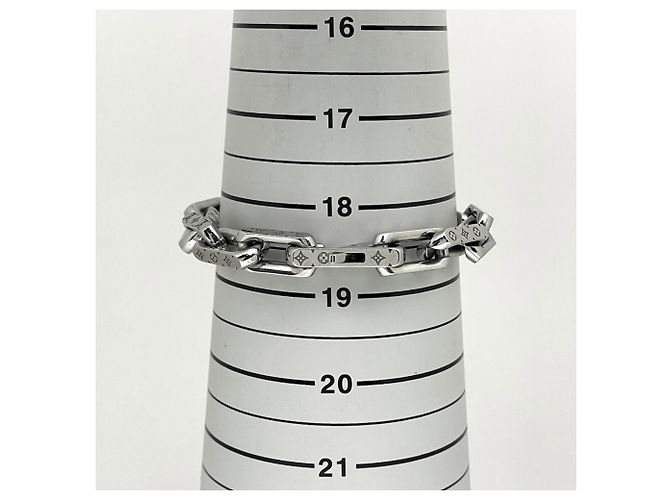 Bracciale a catena Monogram Louis Vuitton Argento - vista 4